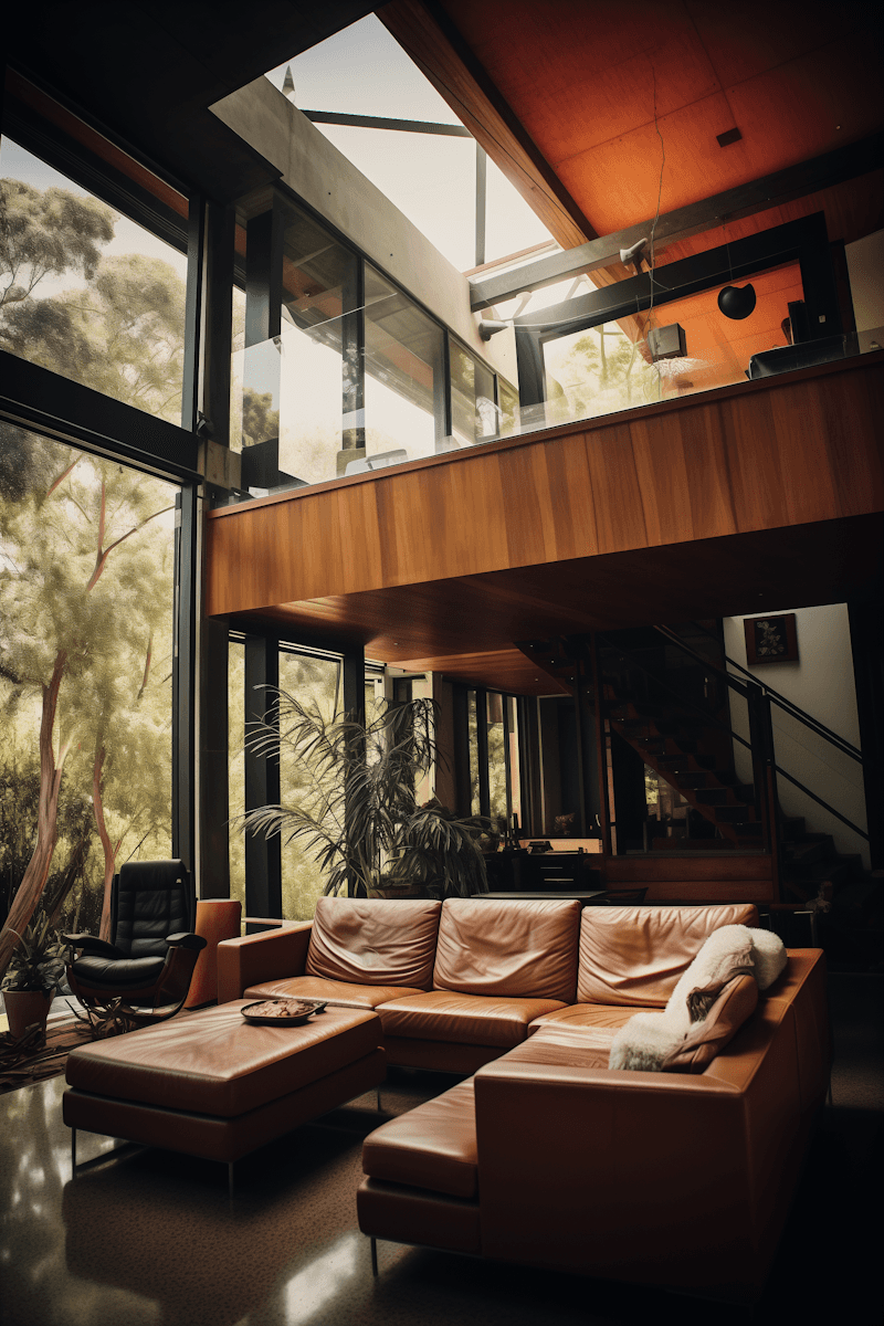 open space living room